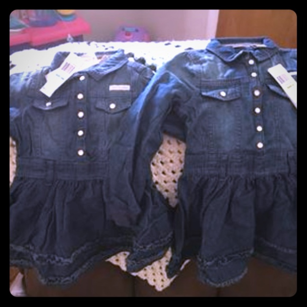 Calvin Klein Toddler Jean Dresses